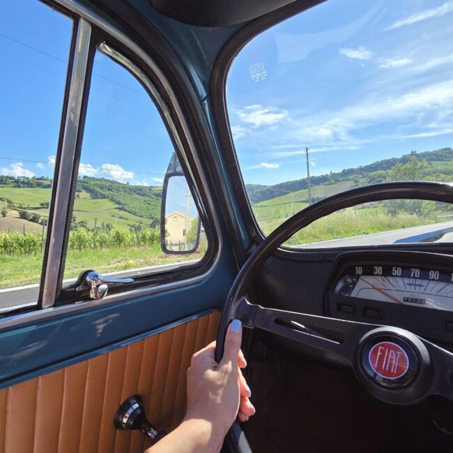 Marche Tour in a Vintage Fiat 500